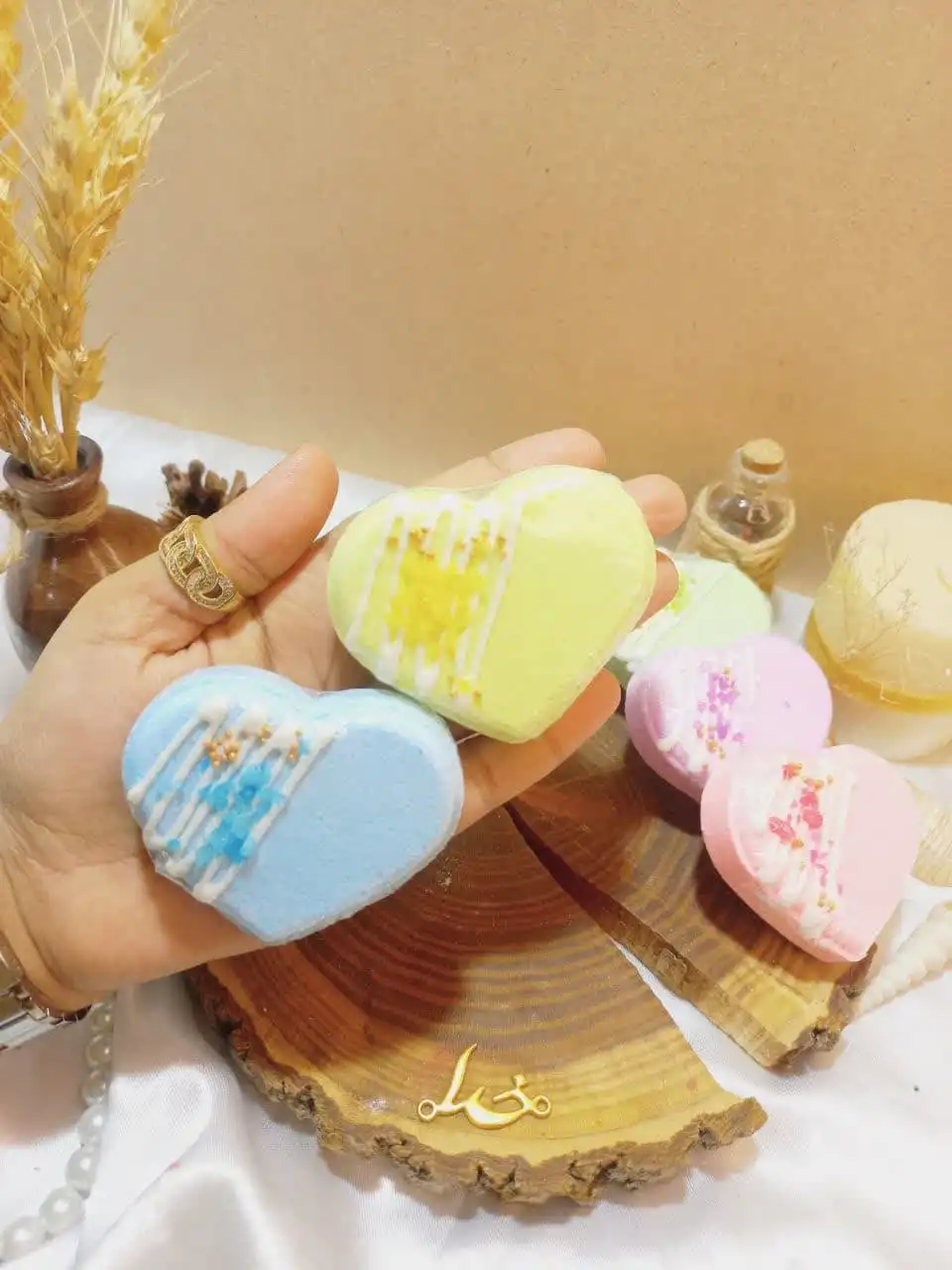 کوکتل و پدیکور قلب خامه ای 60 گرمی با کیفیت با جوشش عالی