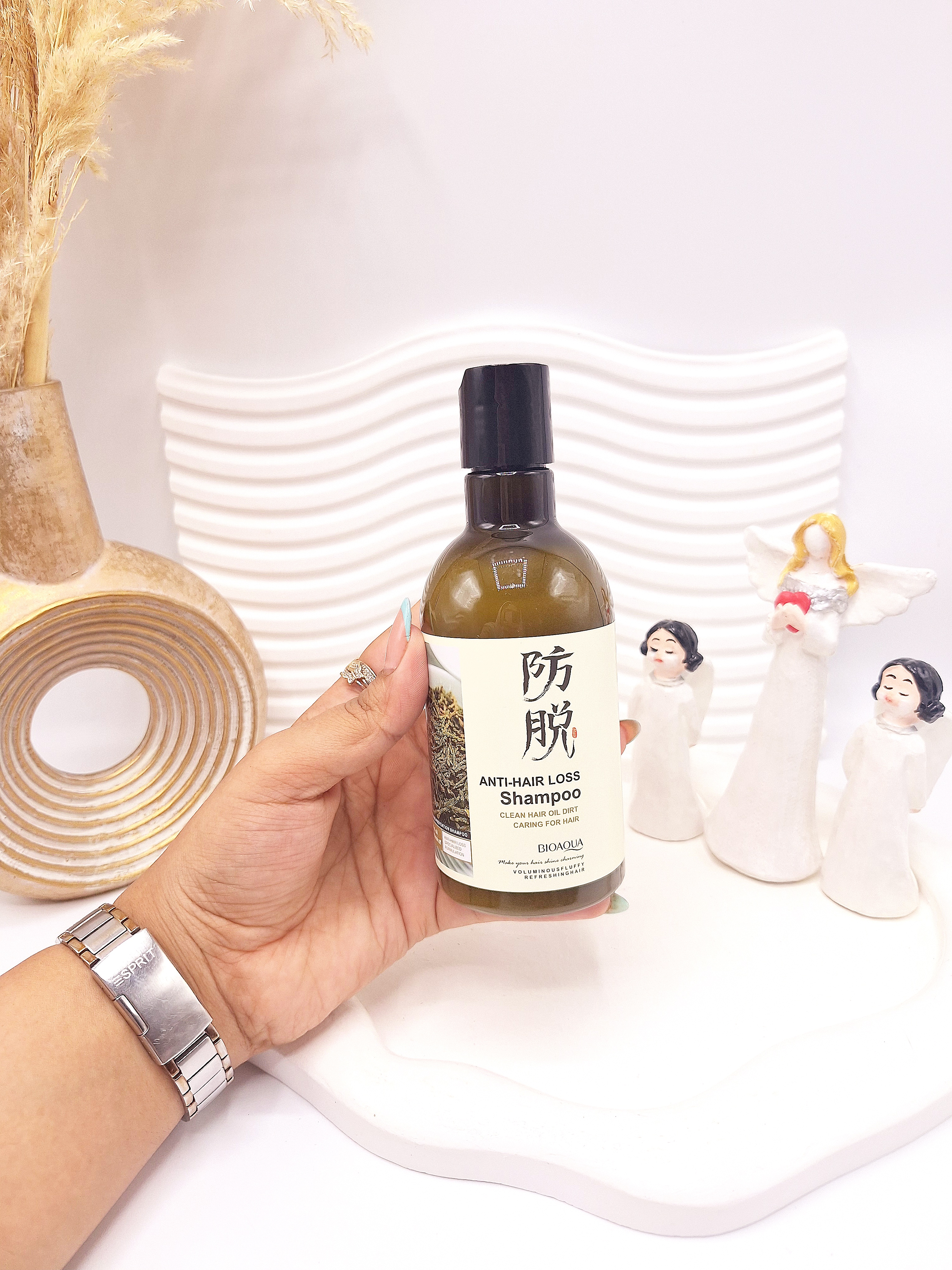 شامپو گیاهی رزماری بدون سولفات و ضد ریزش مو بیوآکوا کد Bqy23627