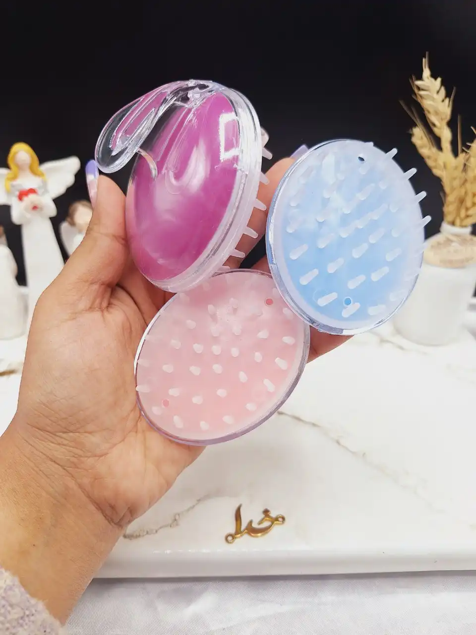 برس ماساژور و سر شور سیلیکونی