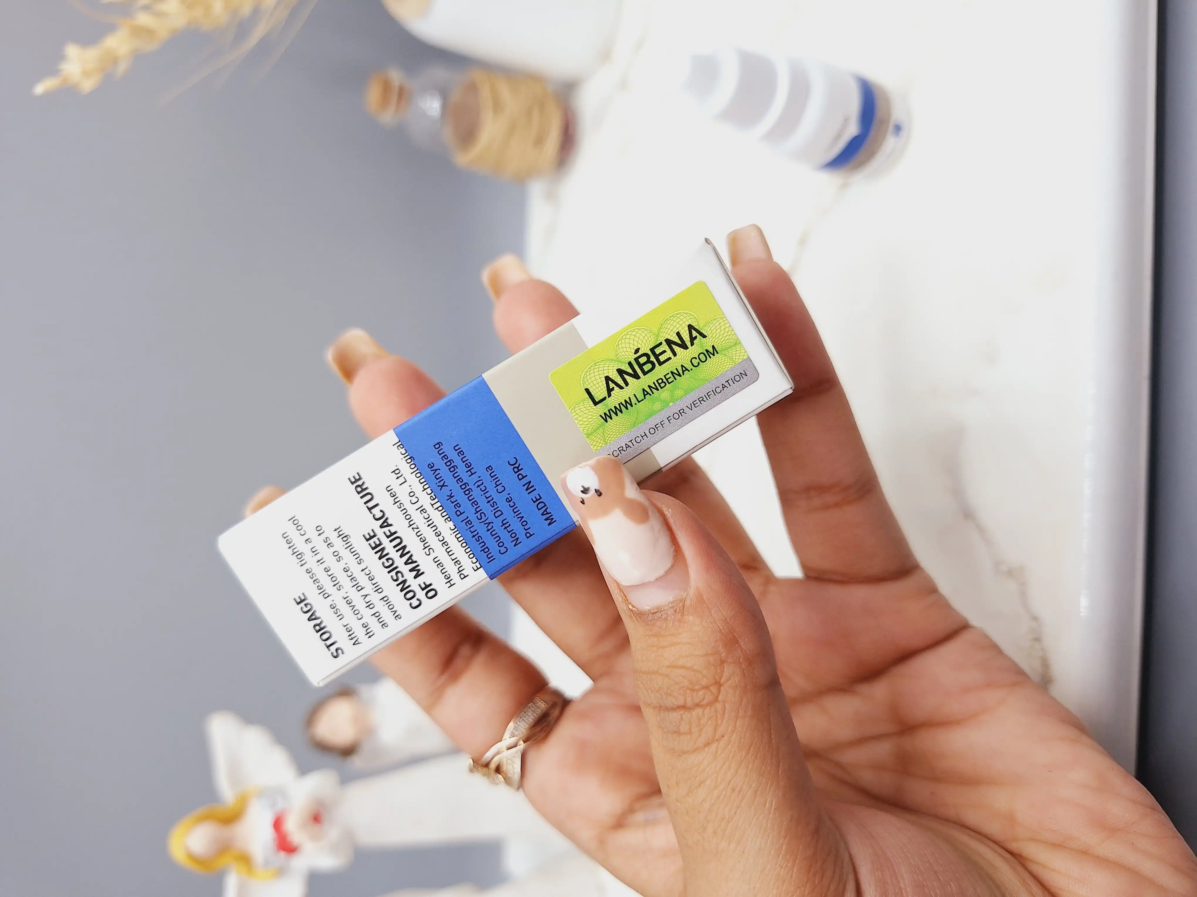 محلول سفید کننده دندان و آنتی باکتریال لانبنا LANBENA کد 6092