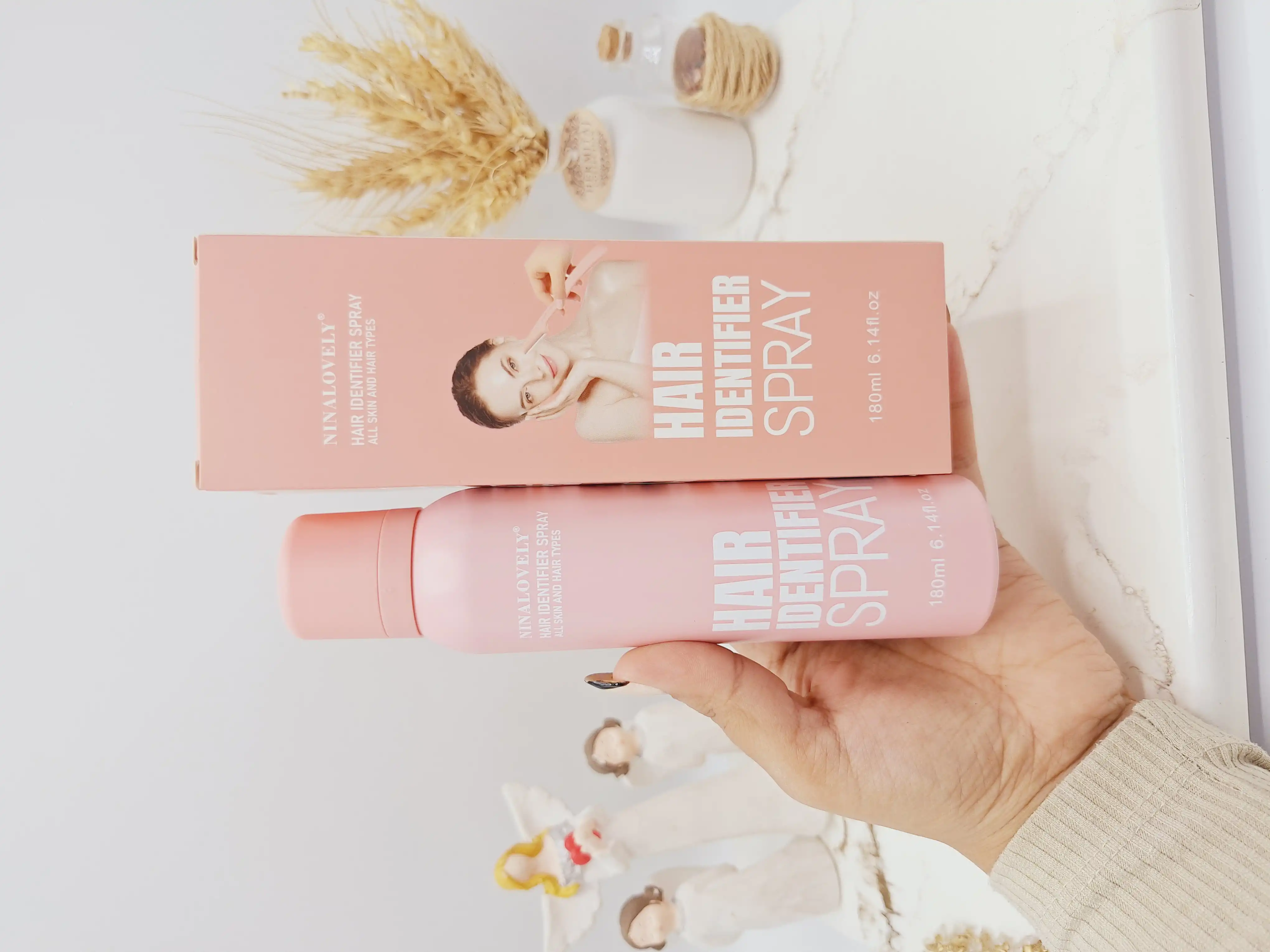 اسپری از بین برنده موی صورت همراه با ۴ عدد تیغ اصلاح صورت کدNo.HS-511