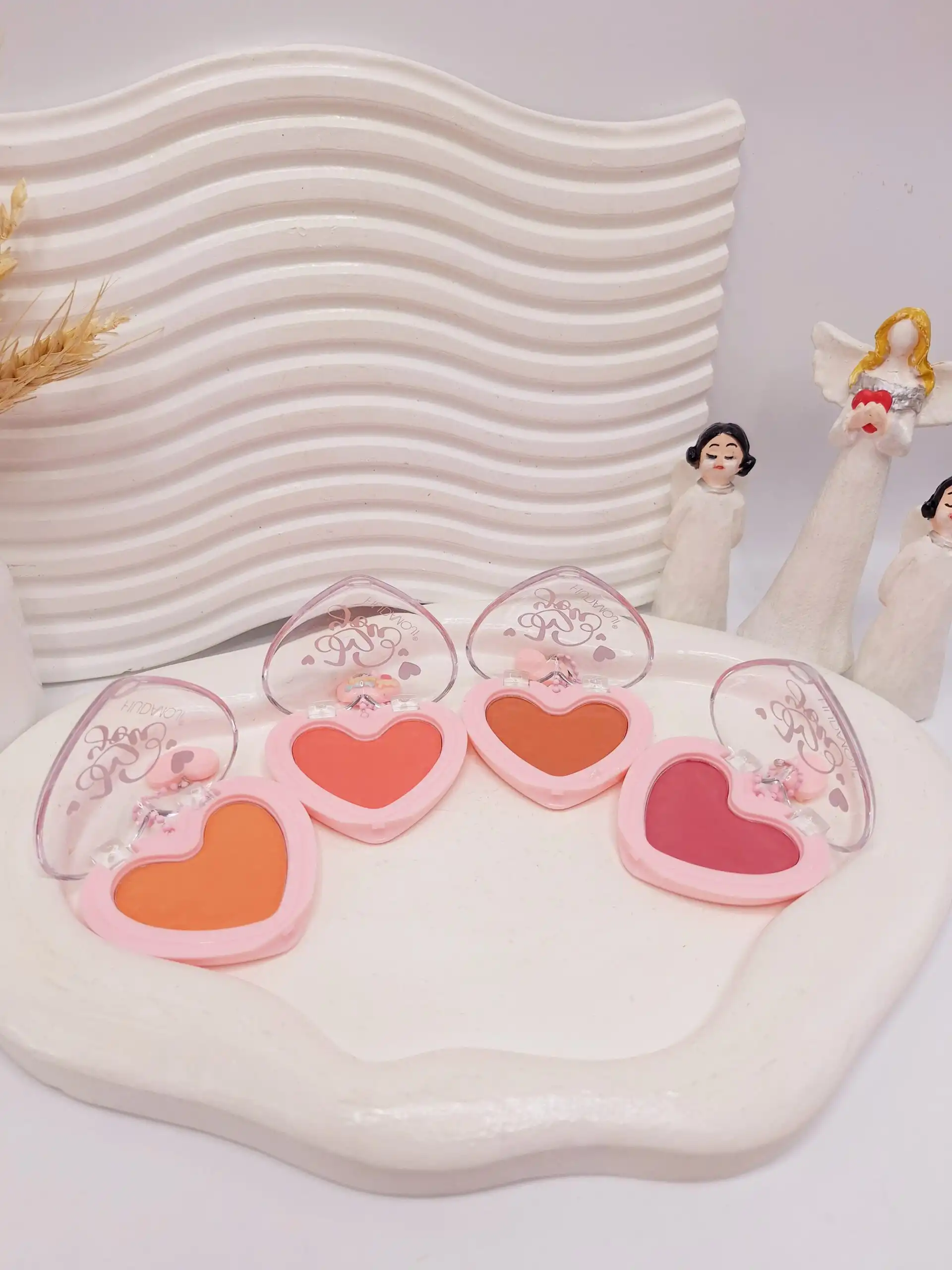 پالت رژ گونه قلبی هدا موجی کد 152