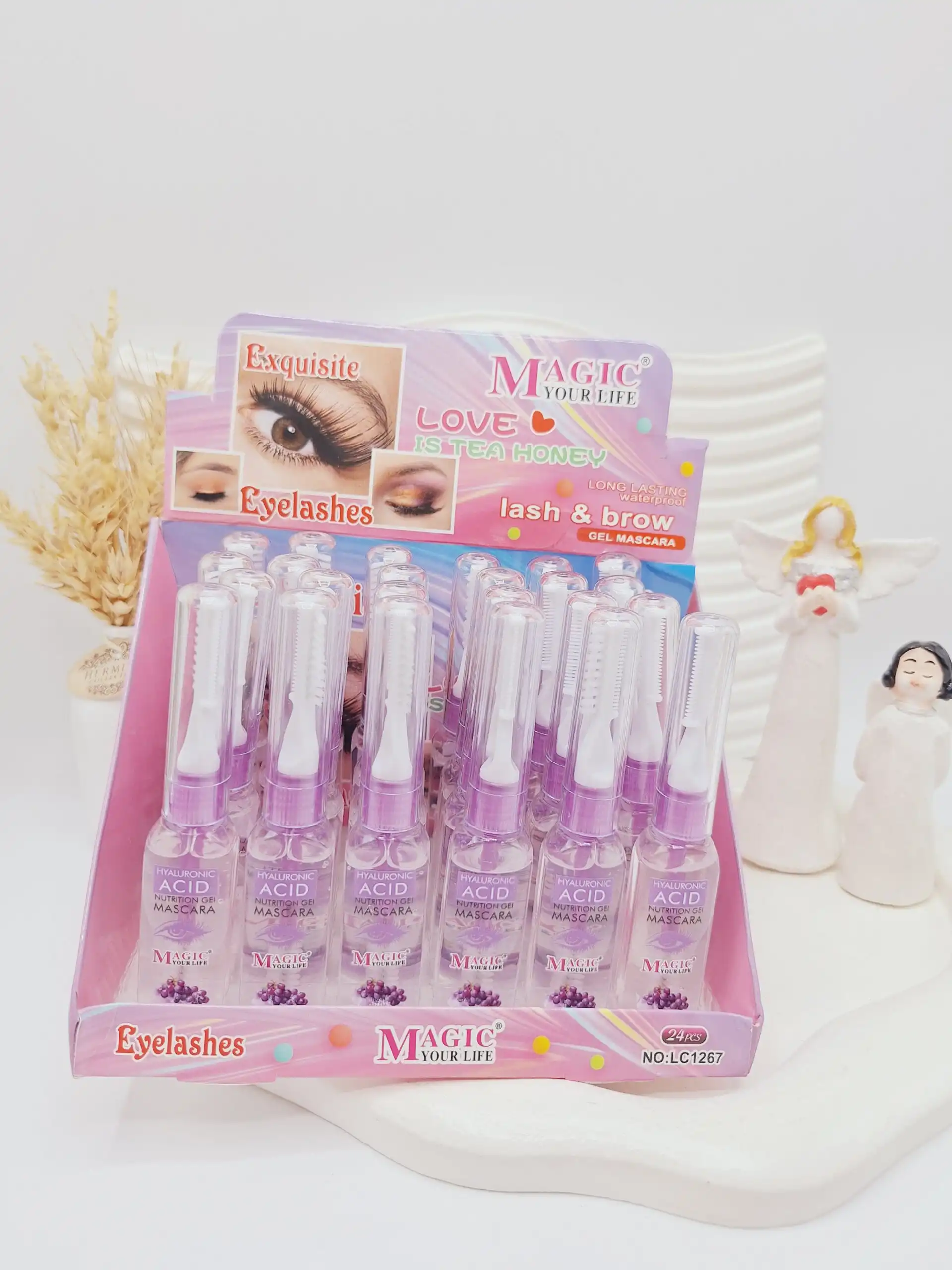 ژل لیف مژه و ابرو برند مجیک کد 1267 (بنفش)