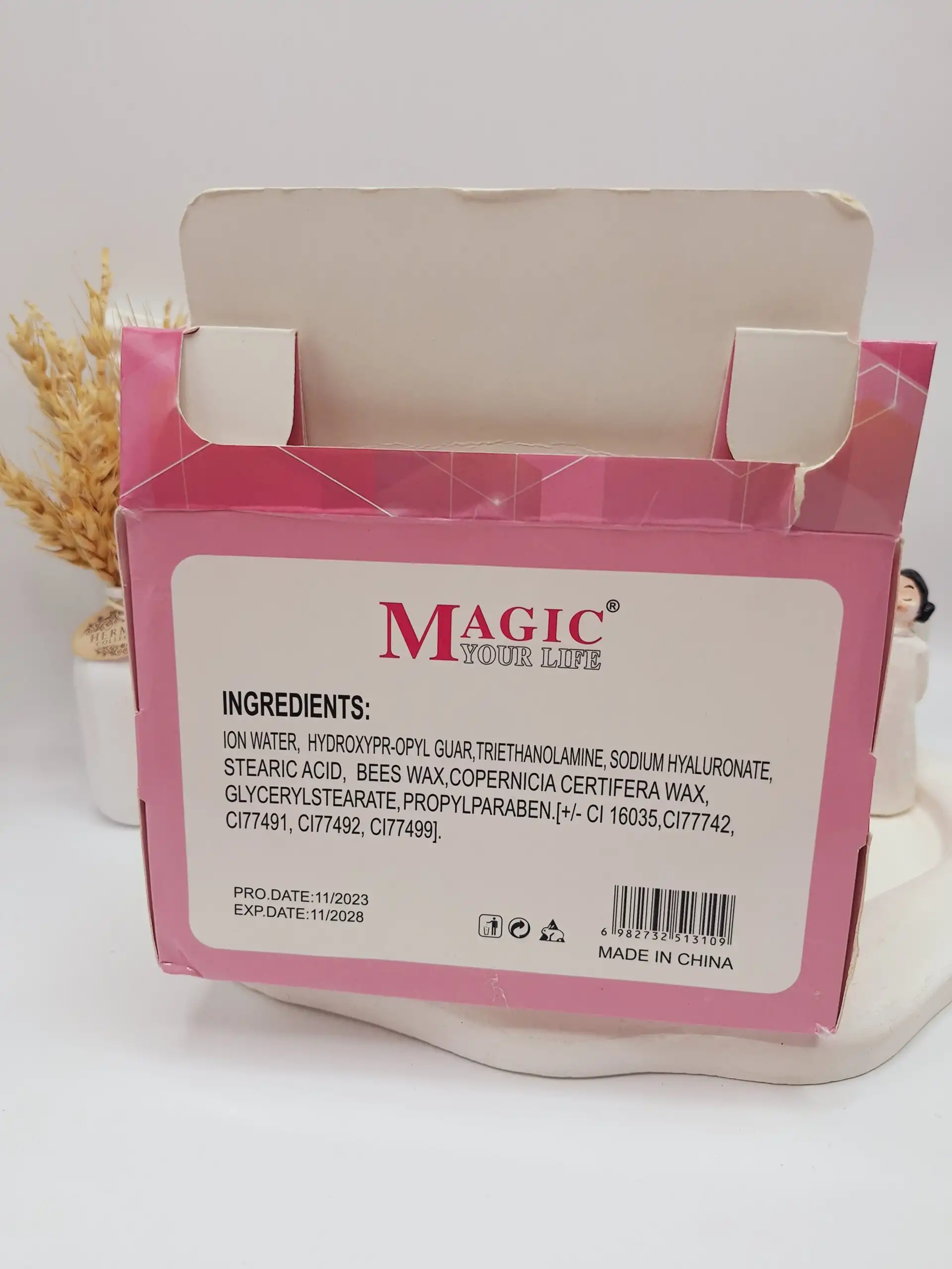 ژل لیف مژه و ابرو برند مجیک کد 1310 (صورتی)