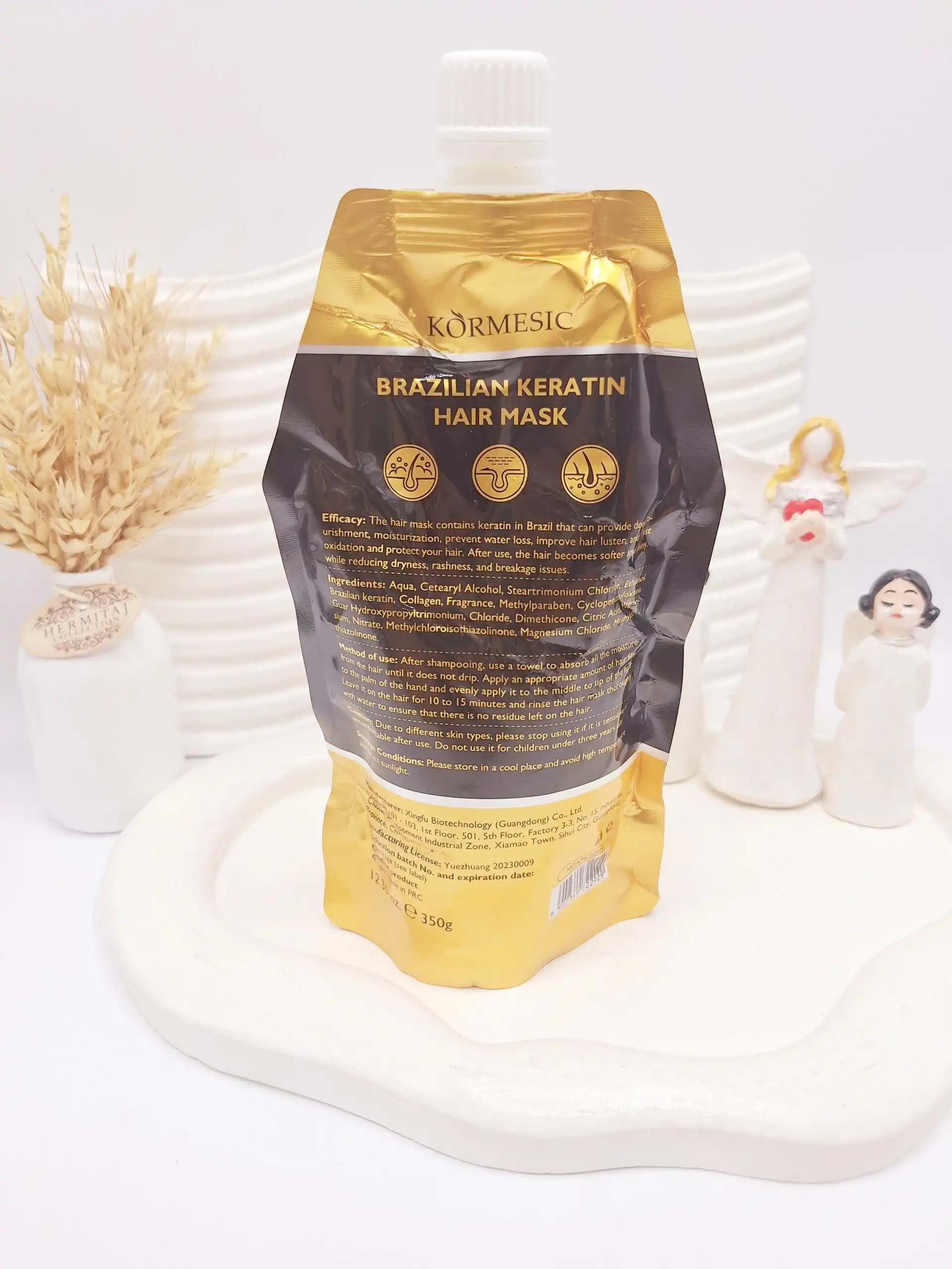 ماسک موی ساندیسی کراتین BRAZILIA KERATIN حجم 350 گرم کد 2929