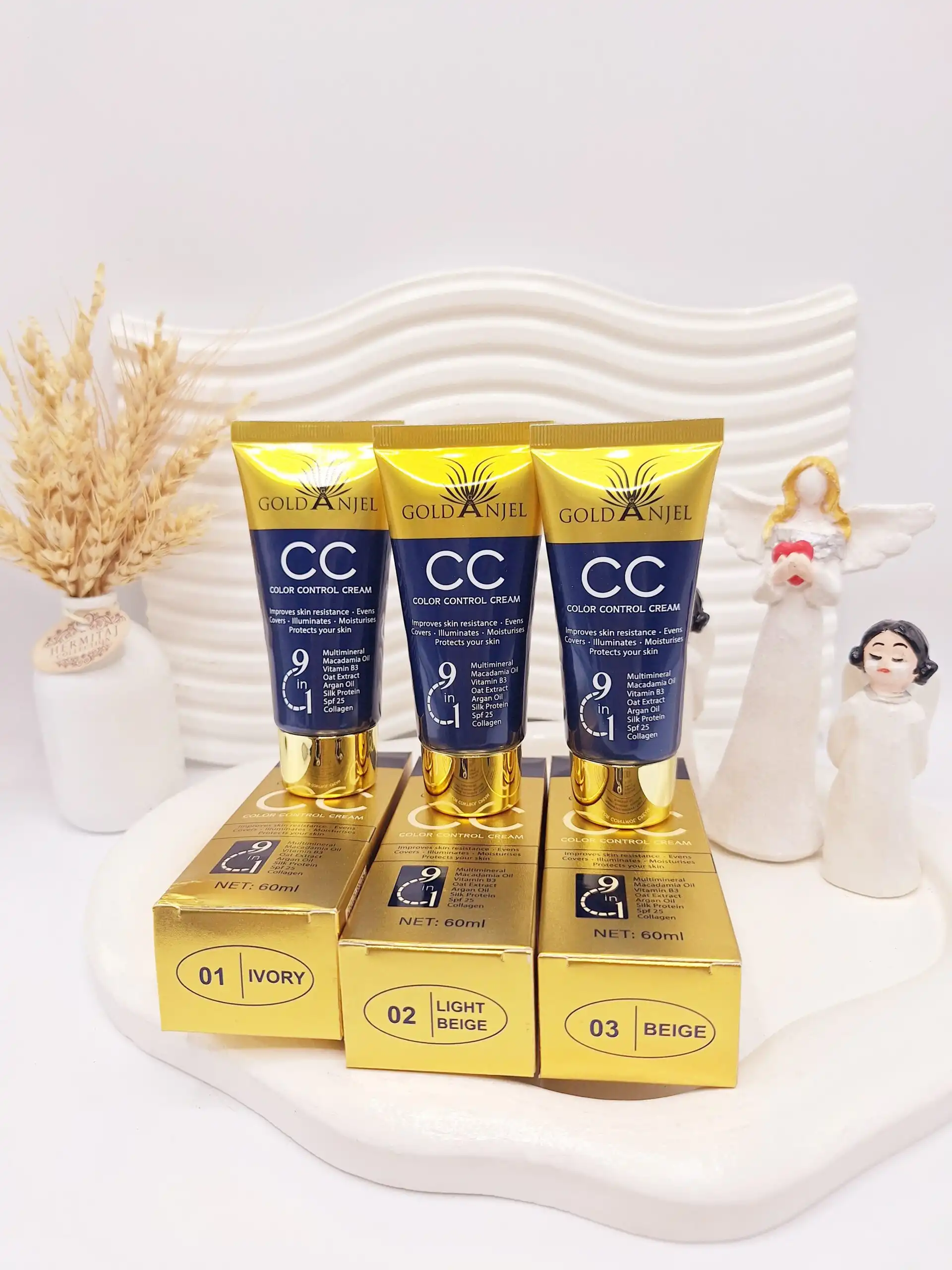 سی سی کرم پوشش دهنده عیوب برند گلد آنجل کد 1092