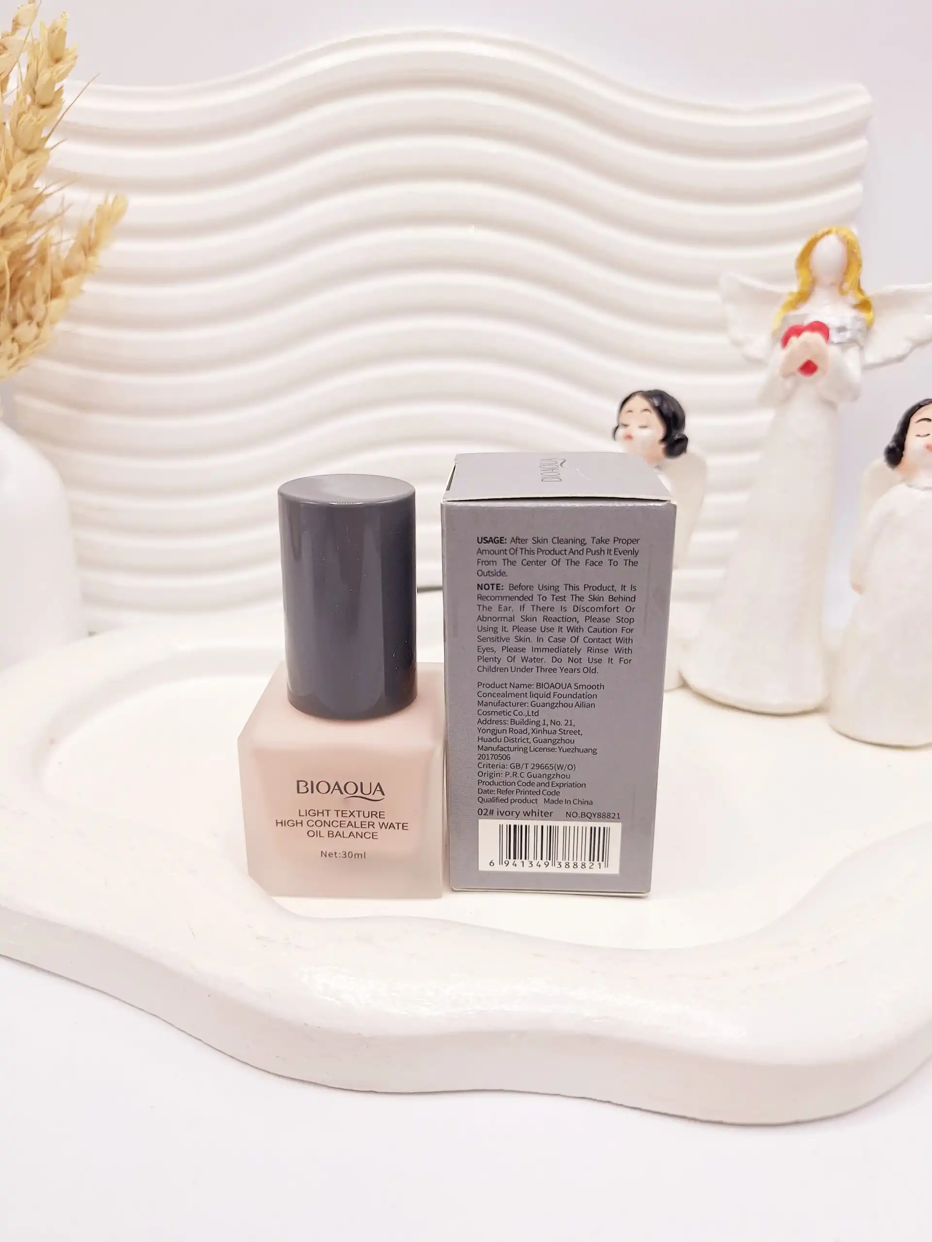 کرم پودر فول کاور مات بیوآکوا (حاوی ضد لک) حجم 30 میل کد 8821