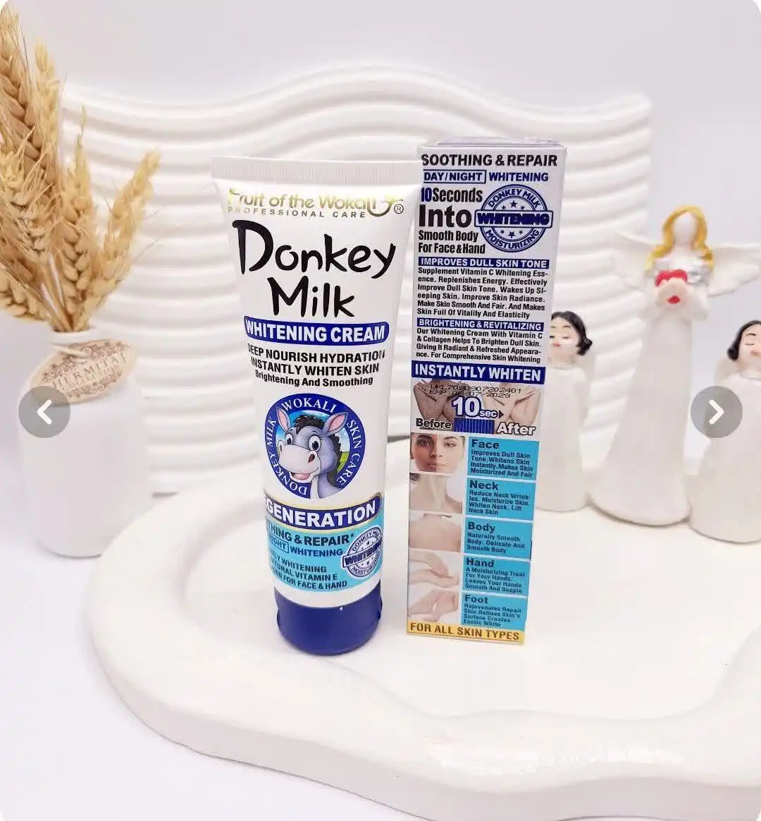 کرم سفید کننده شیر الاغ برند وکالی کد 3131 (کارتن آبی)