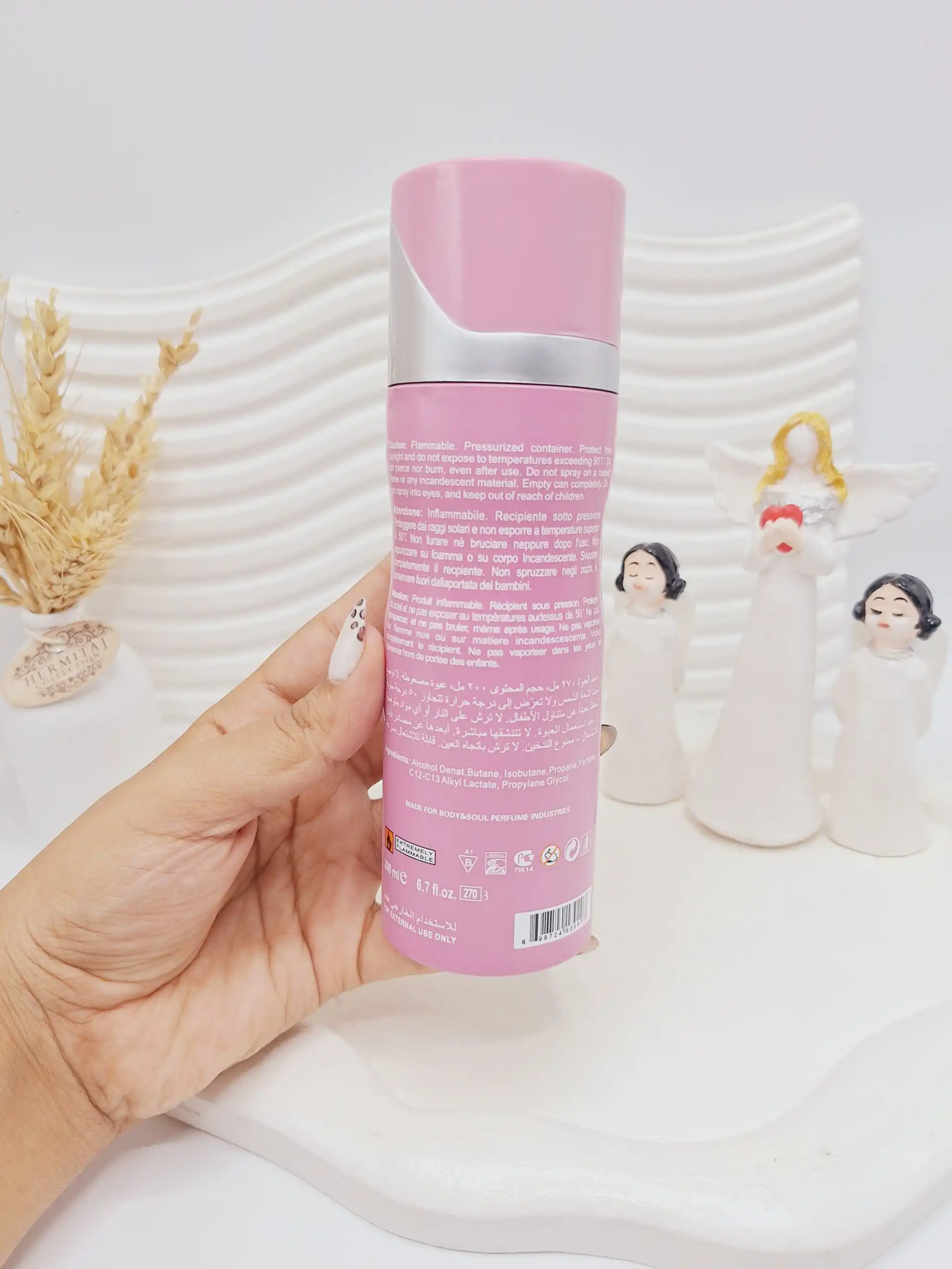 اسپری خوشبو کننده بدن Pure Love حجم 200 میل کد 0097