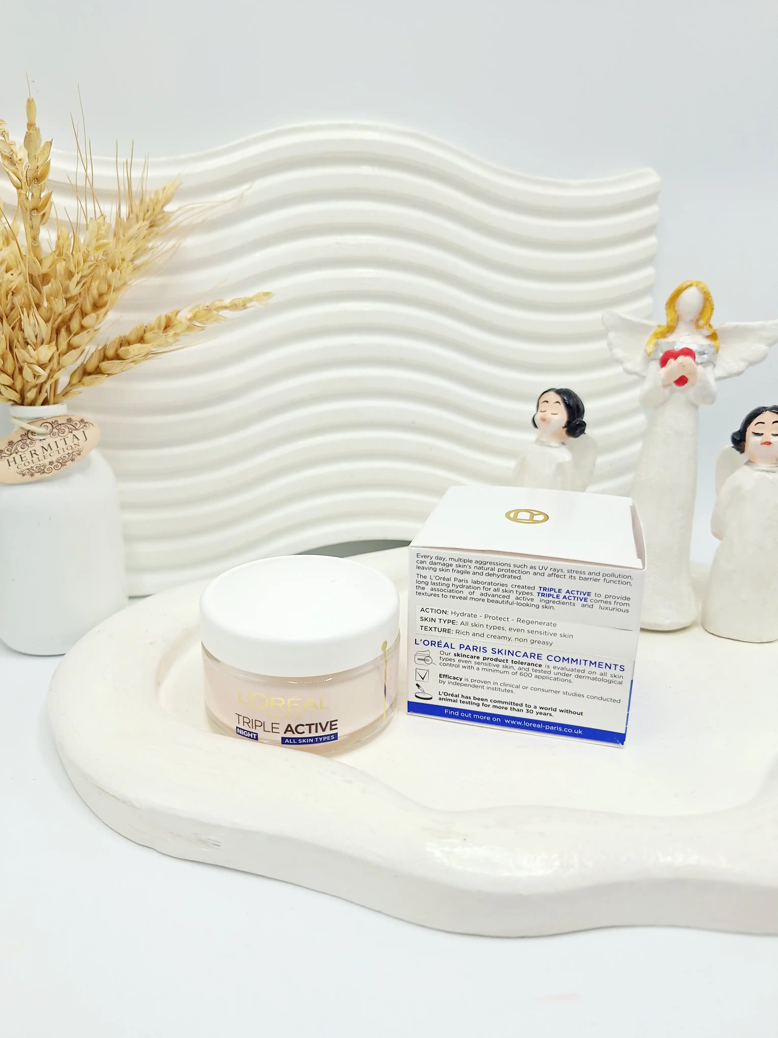 کرم شب لورآل تریپل اکتیو نایت اورجینال اصل ساخت آلمان 50 میل کد 3269