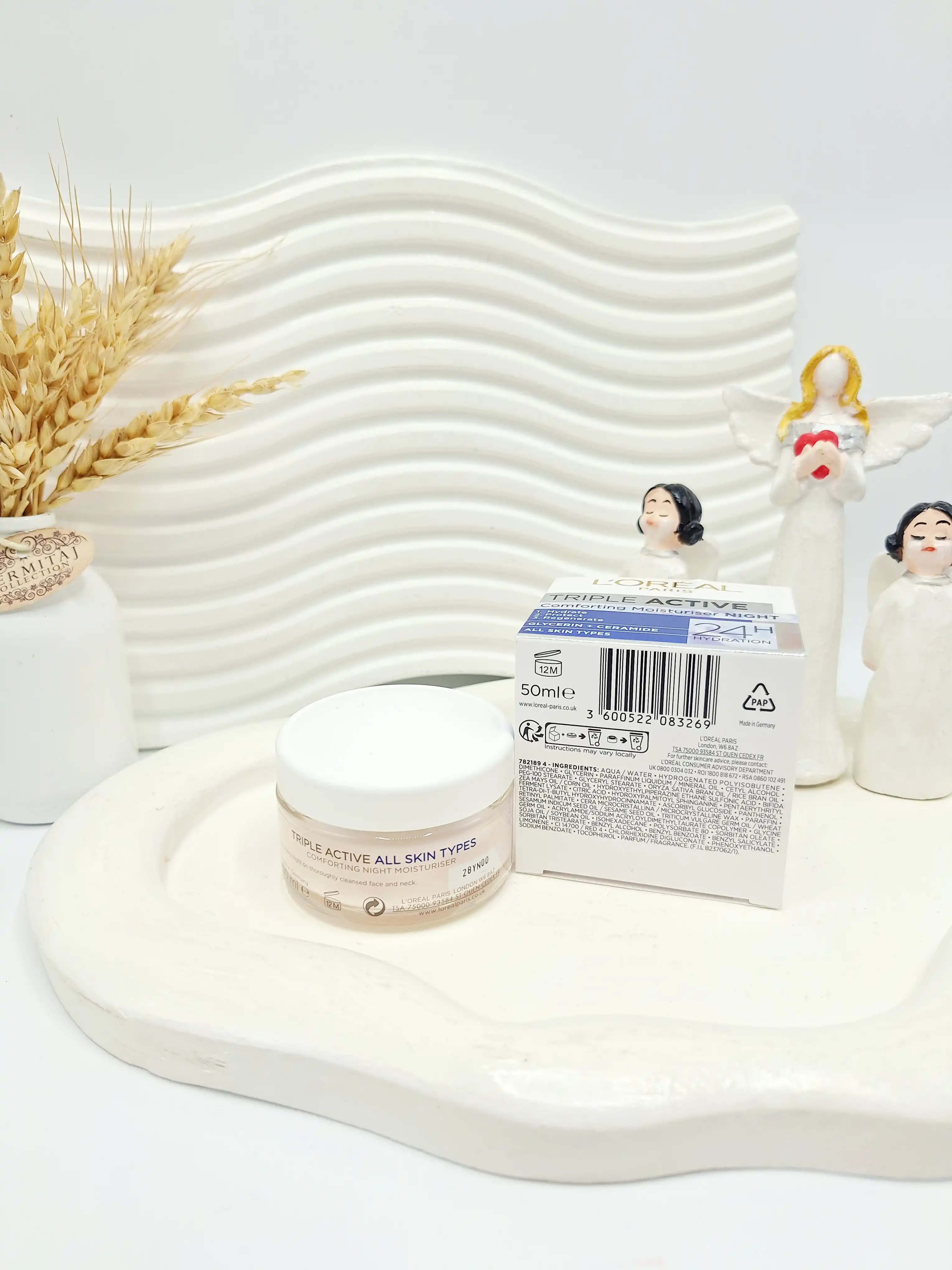 کرم شب لورآل تریپل اکتیو نایت اورجینال اصل ساخت آلمان 50 میل کد 3269