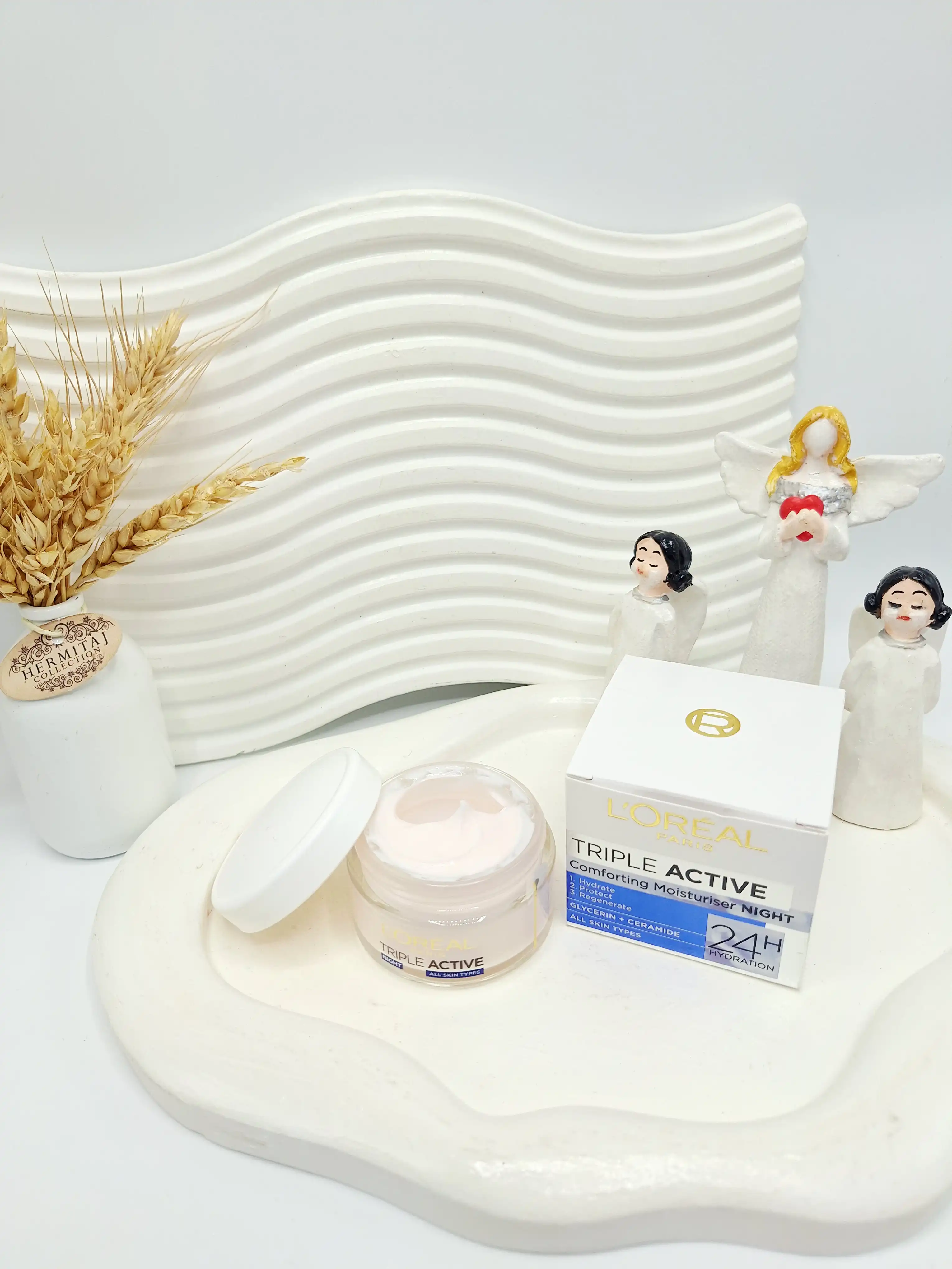 کرم شب لورآل تریپل اکتیو نایت اورجینال اصل ساخت آلمان 50 میل کد 3269