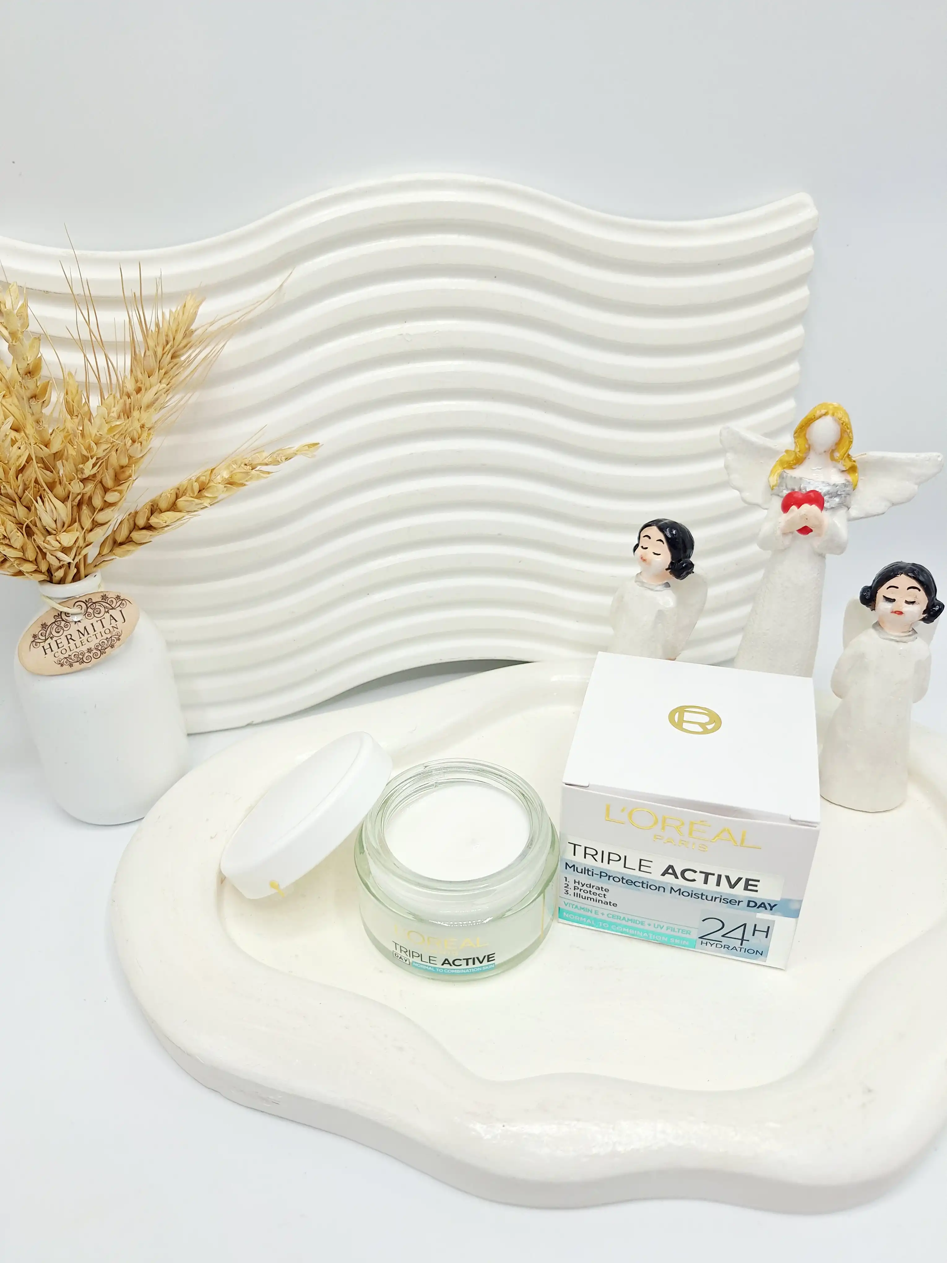 کرم روز لورآل تریپل اکتیو پوست نرمال تا مختلط اورجینال اصلی 100 درصد ساخت آلمان 50 میل کد 9596