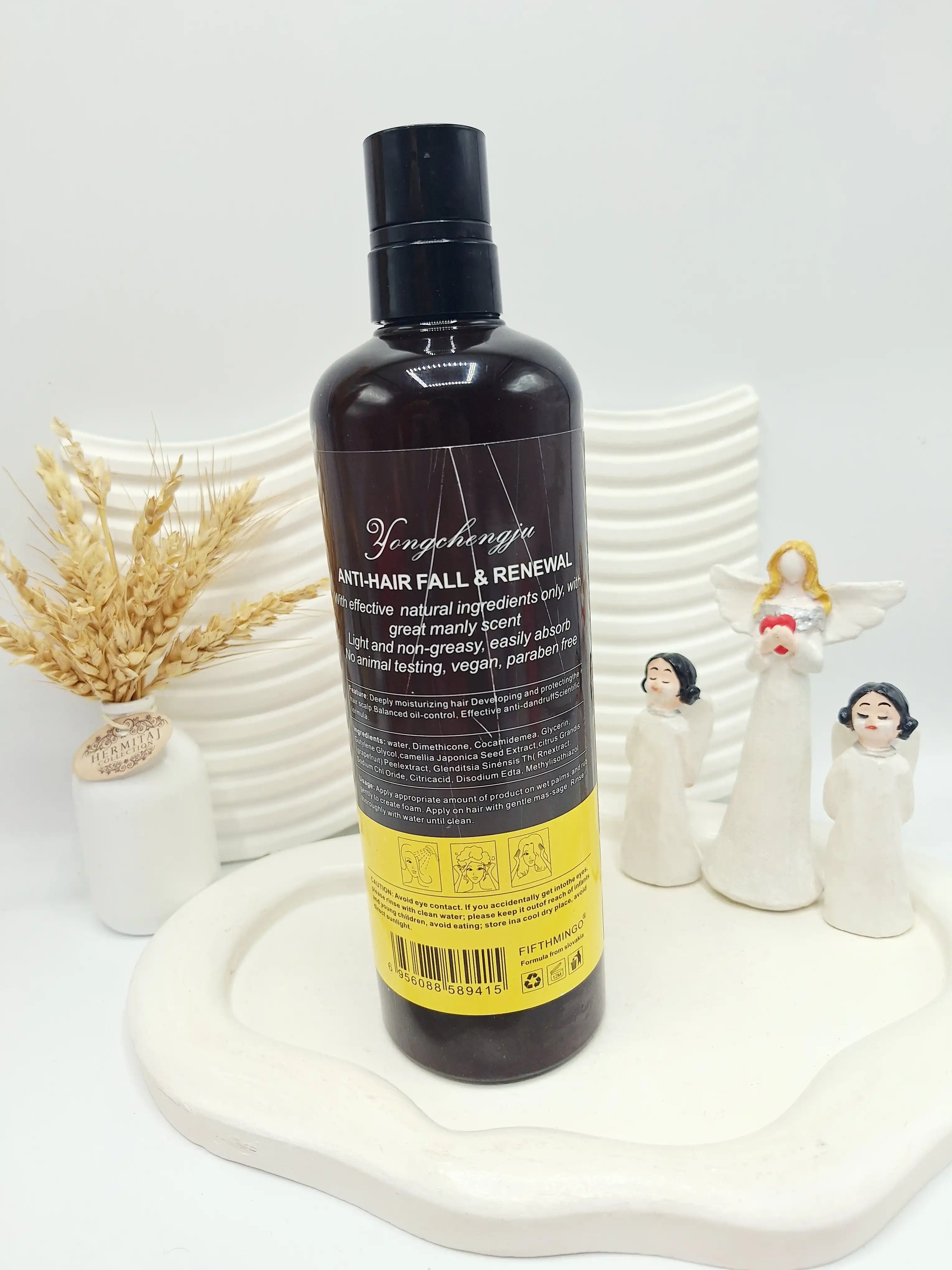 شامپو آرگان ضد وز و موخوره مناسب موهای کراتین شده مدل جدید کد 9415 《بدون کارتن》