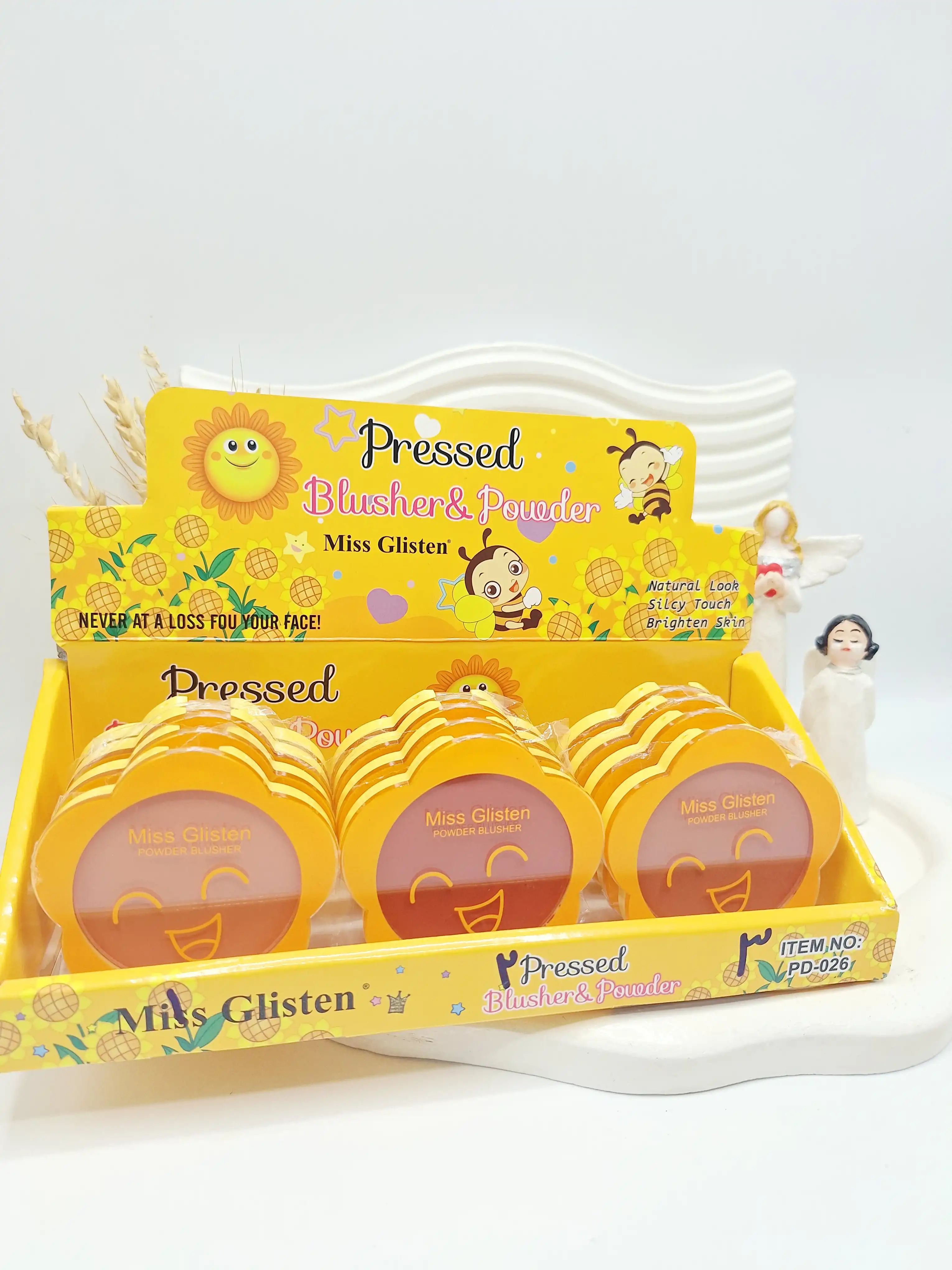 پالت رژ گونه طرح خورشیدی Miss Glisten کد 026