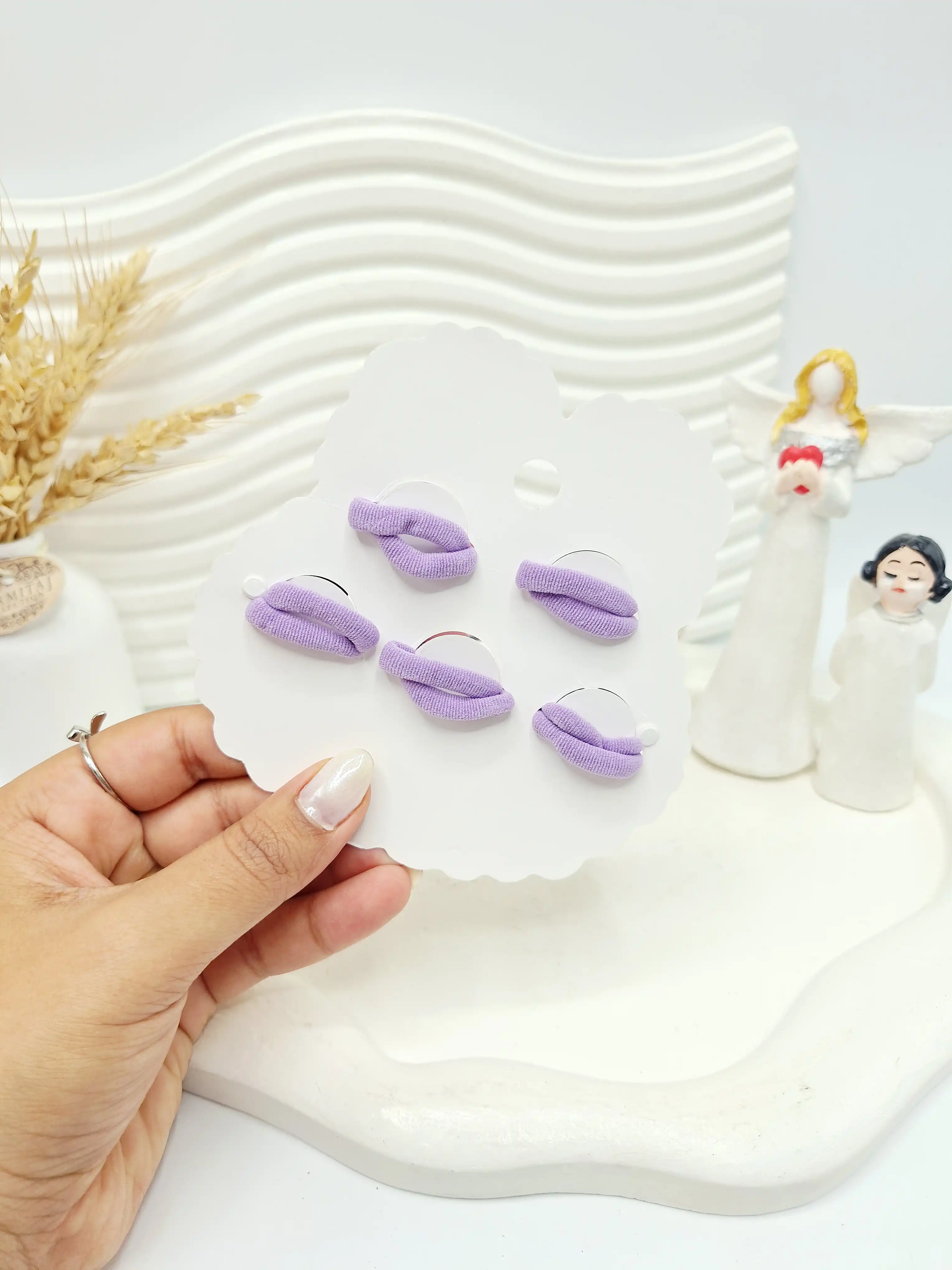 پک 10 تایی کش مو طرح دلقک کرومی