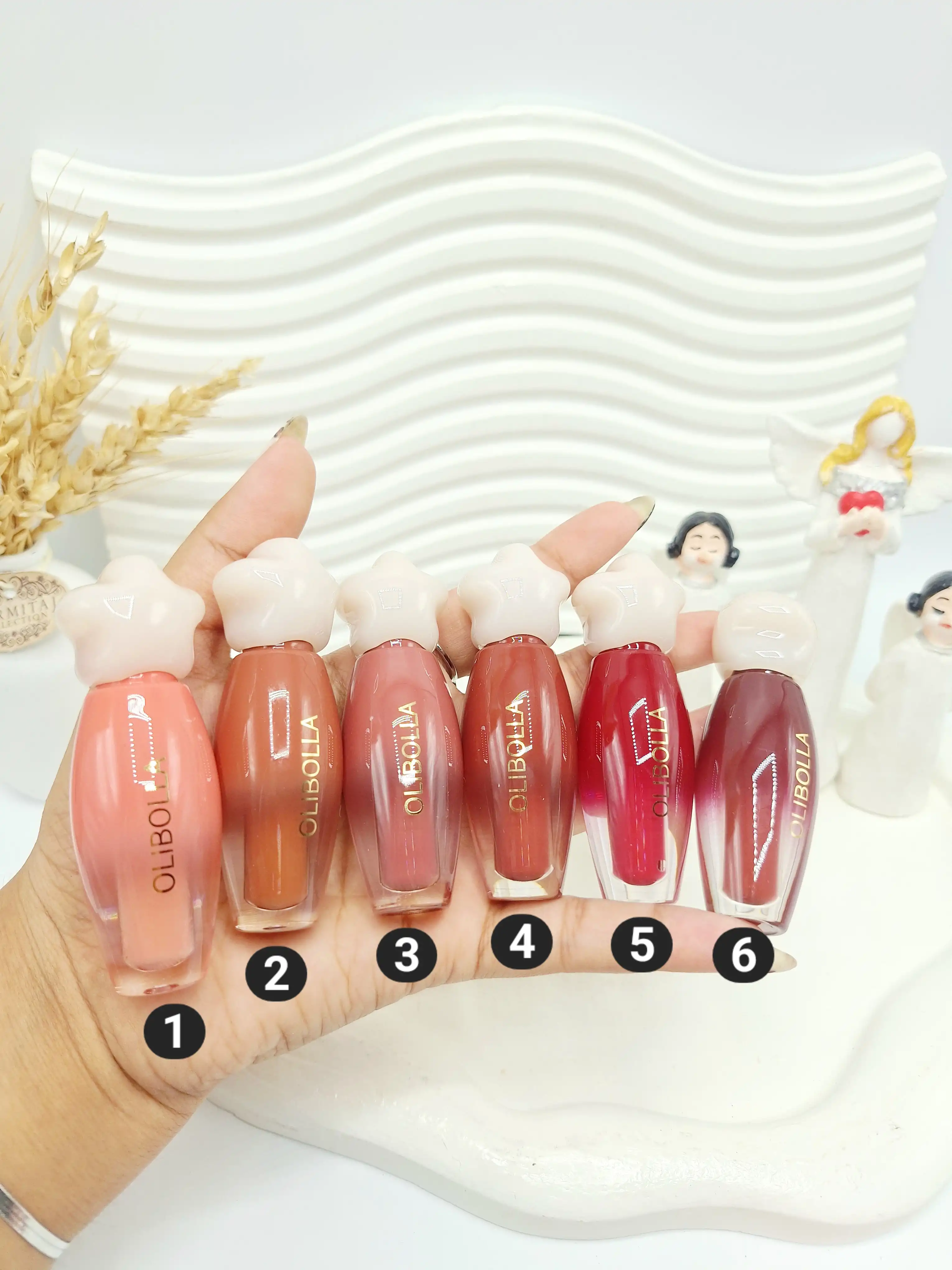 رژ مایع خیس پرطرفدار ستاره OLIBOLLA کد 249