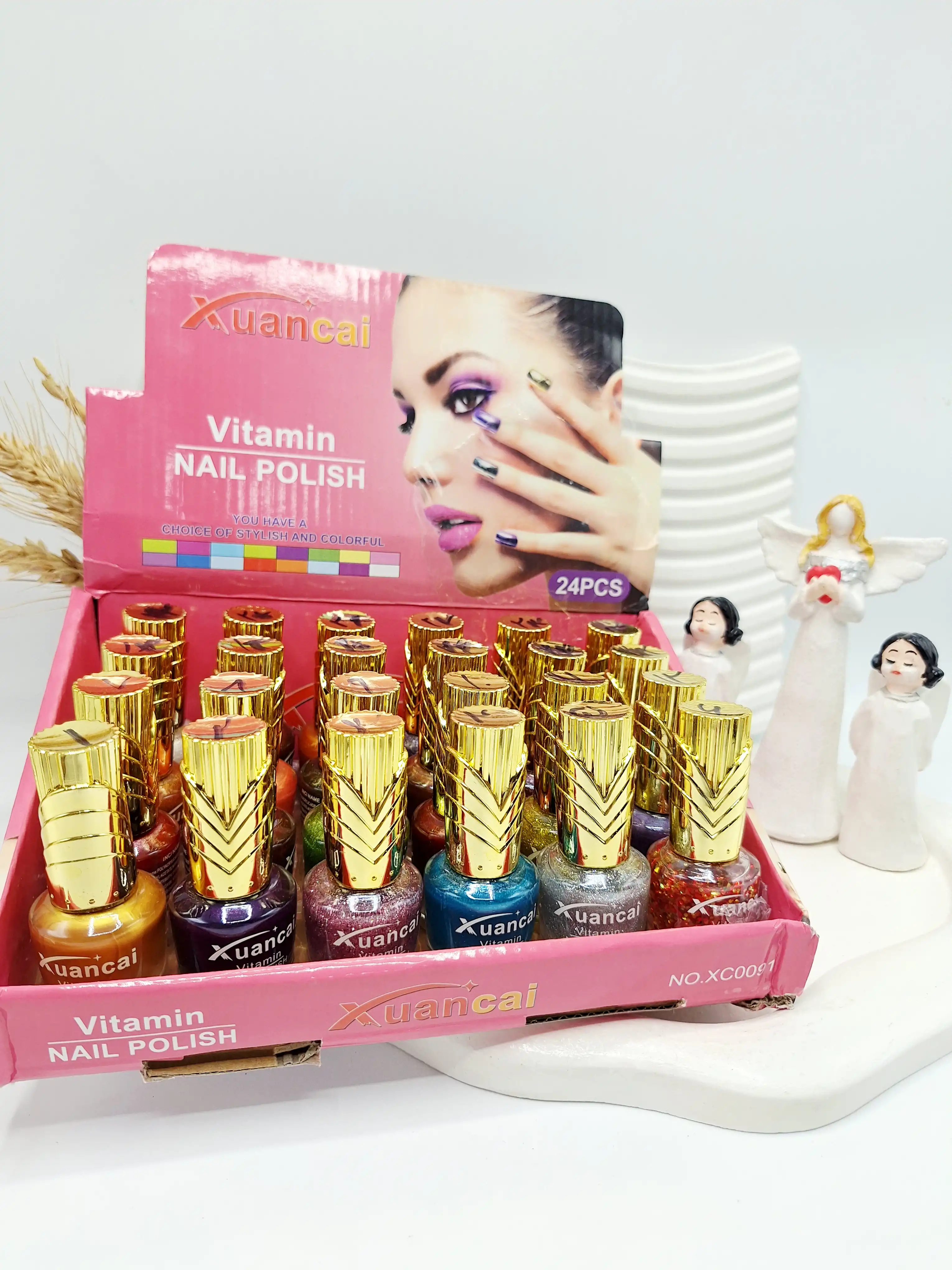 لاک ناخن شاین دار برند Xuancai کد XC0091