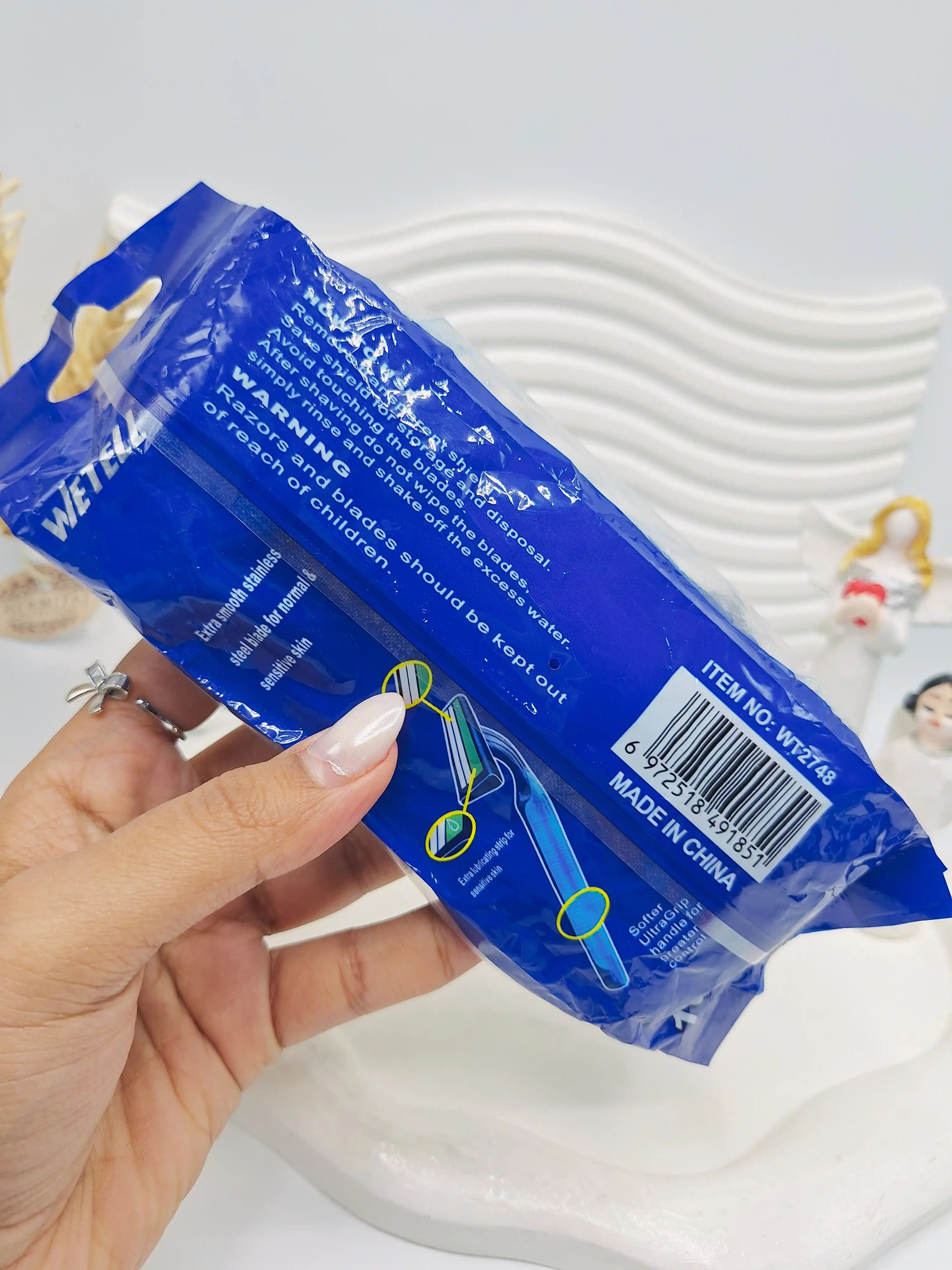 پک ژیلت مردانه 2 لبه بسته 10 عددی کد 1851