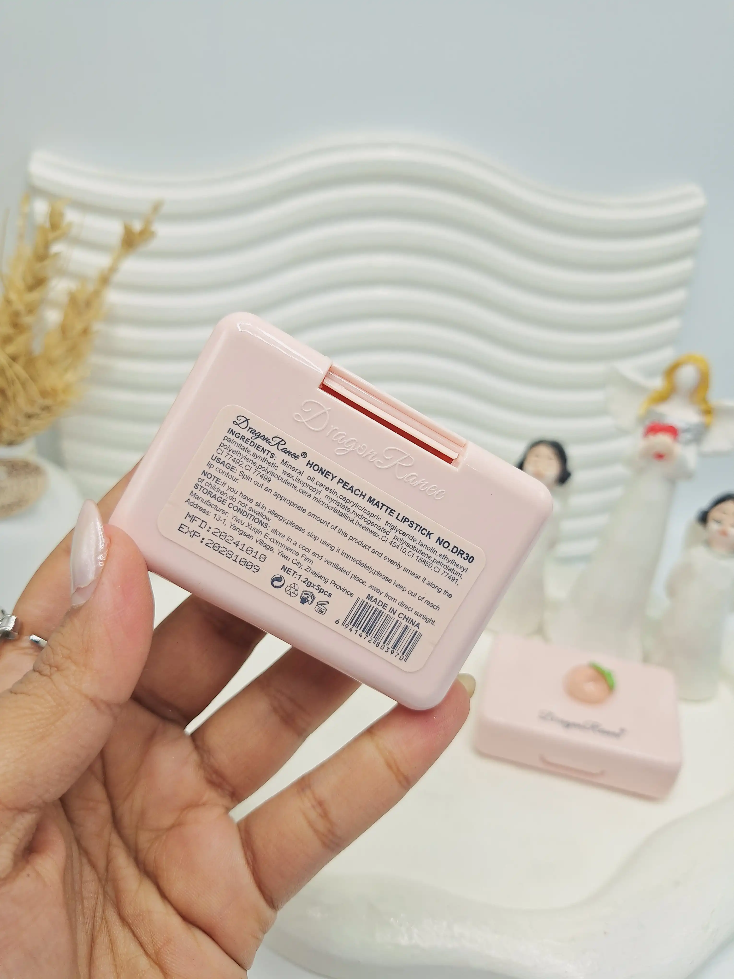 پک 5 عددی رژلب جامد مینی هلو دراگون رانی DR30