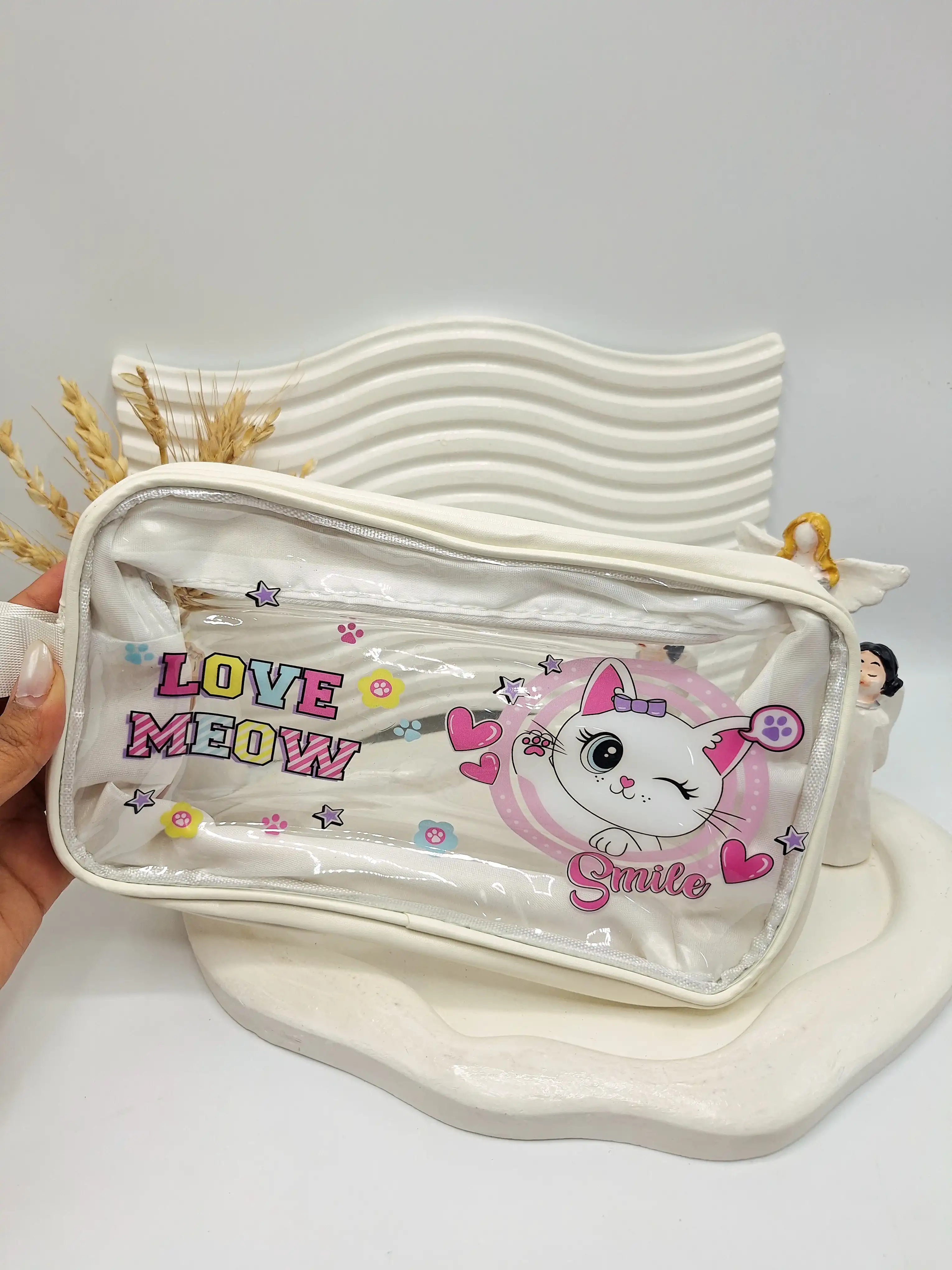 کیف آرایشی واشبگ مدل گربه کیوت