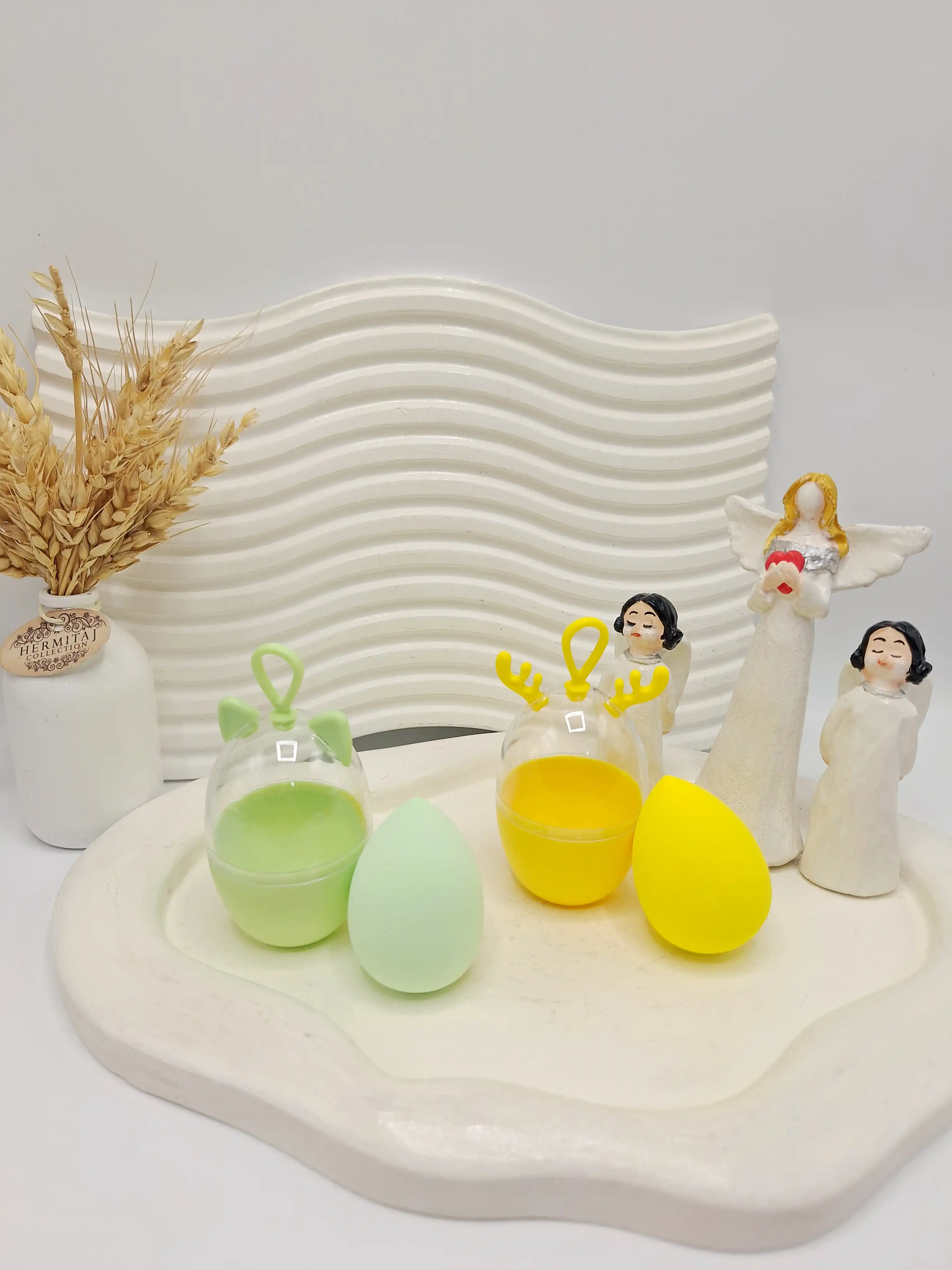 پد تخم مرغی استند دار مدل گوش دار