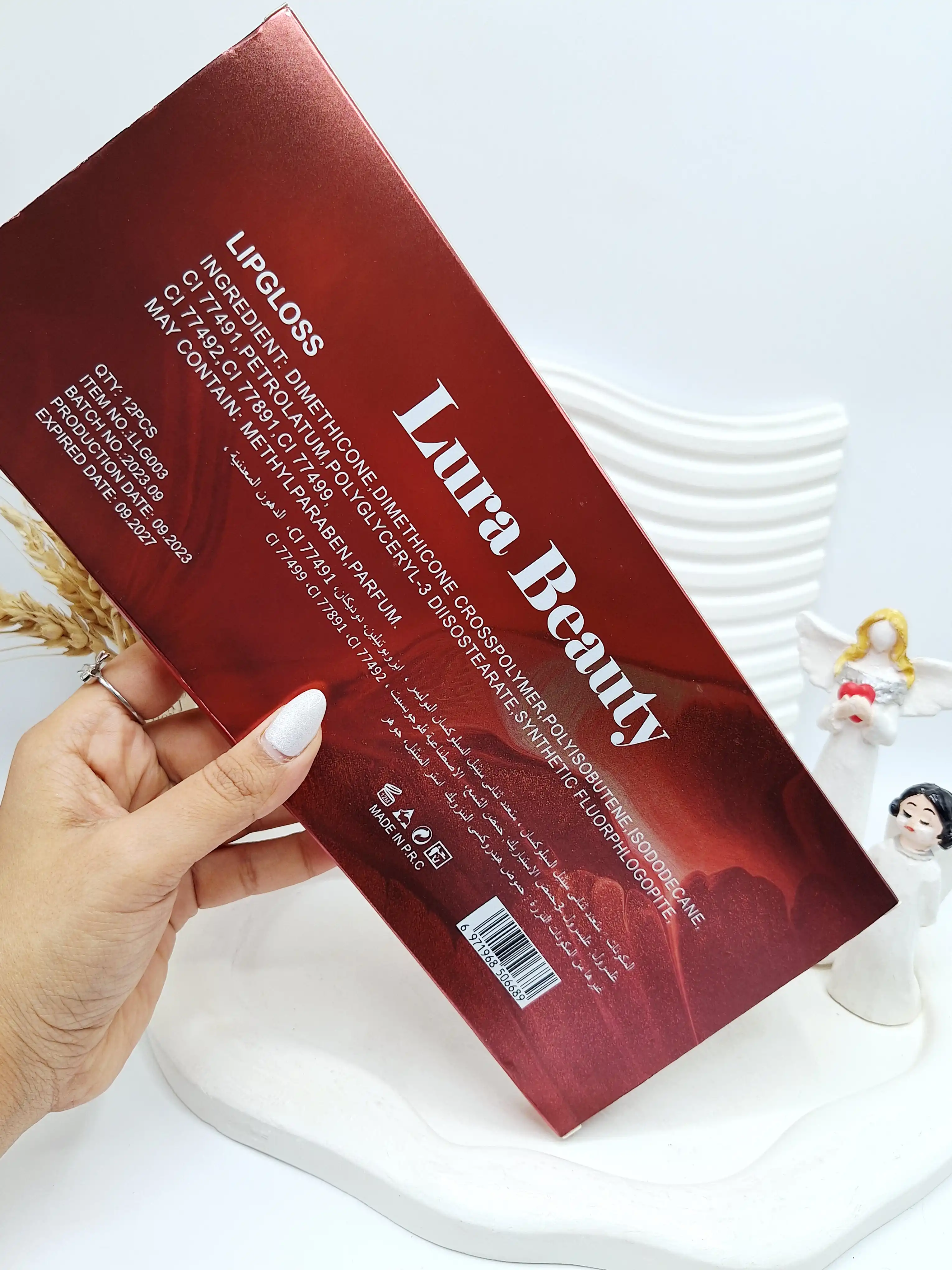 پک رژ مایع 12 تایی برند Lura Beauty کد 6689